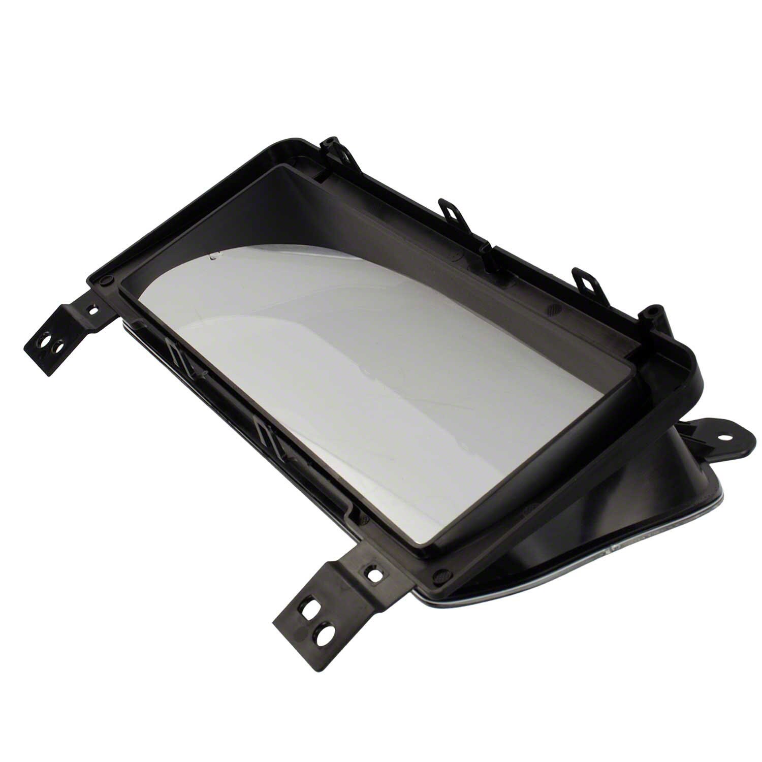 Instrument Panel Lens Fuel And Temperature Gauge Mask - Center