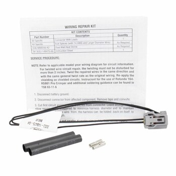 Keyless Entry Switch Connector Wire - Front