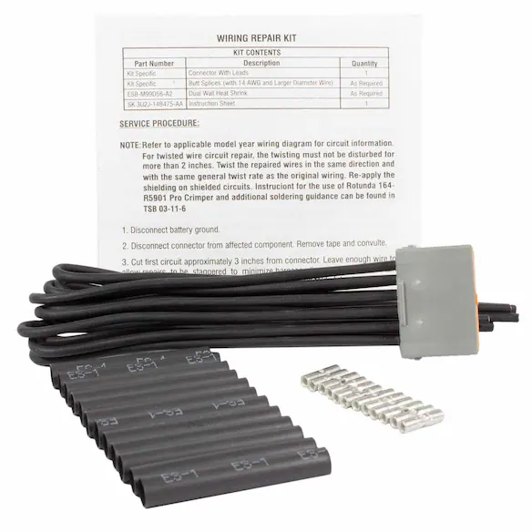 Liftgate Control Module Connector Wire - 12 Cavity Main Image