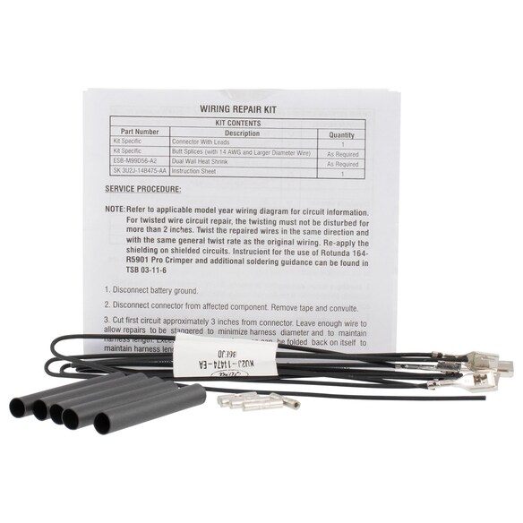 Fuel Pump Jumper Harness Kit Terminal - 0.75MM 2.3L Main Image