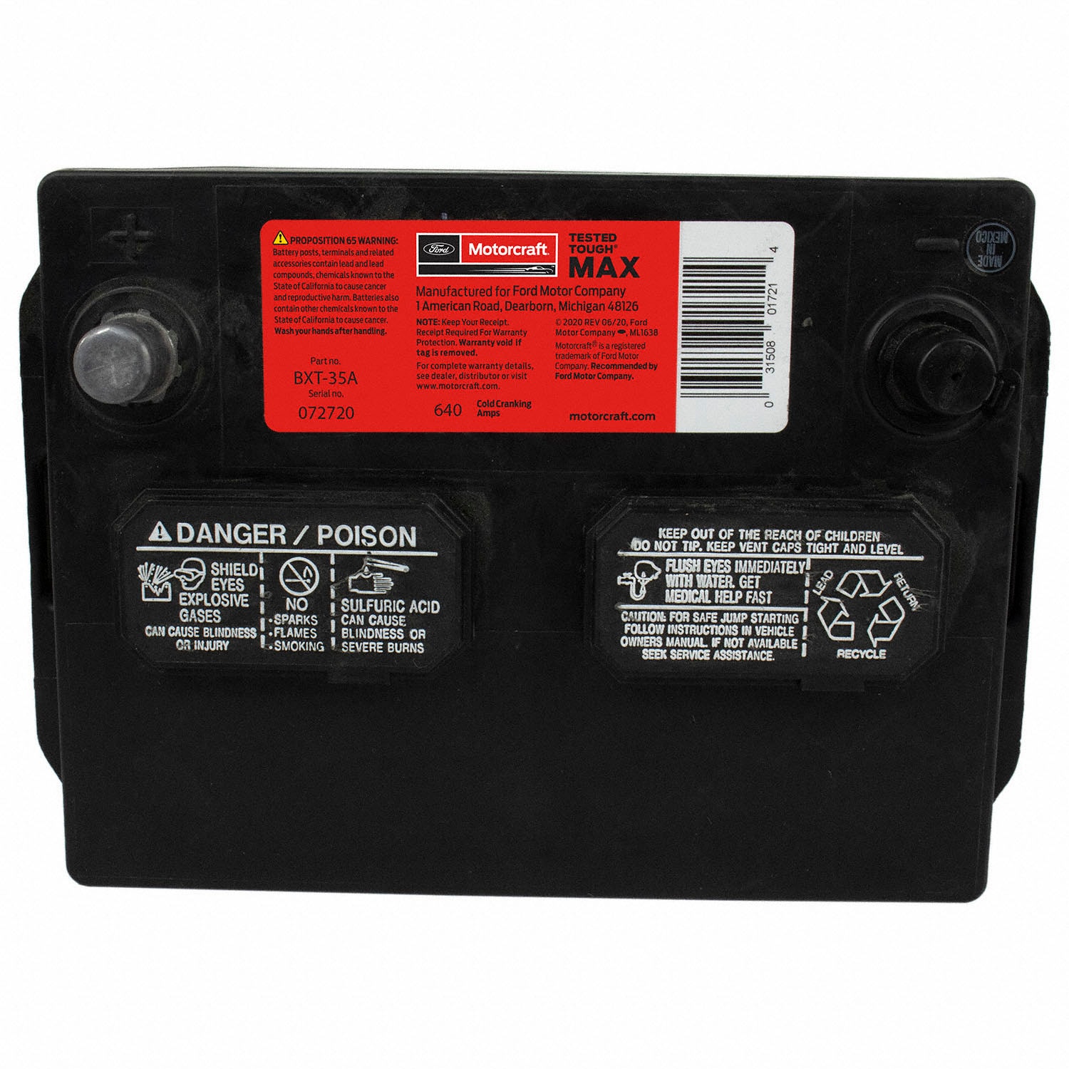 Vehicle Battery | Parts | Ford.com