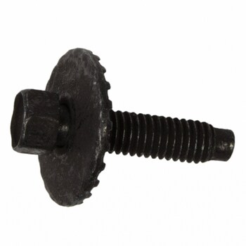 Round Head Screw And Lockwasher Hood Latch Bolt - M6 X 22.5
