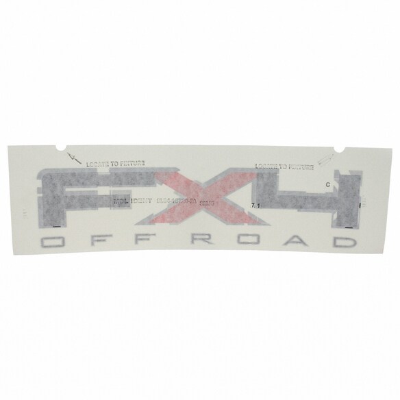 Truck Bed Decal Nameplate - Left, Right Main Image