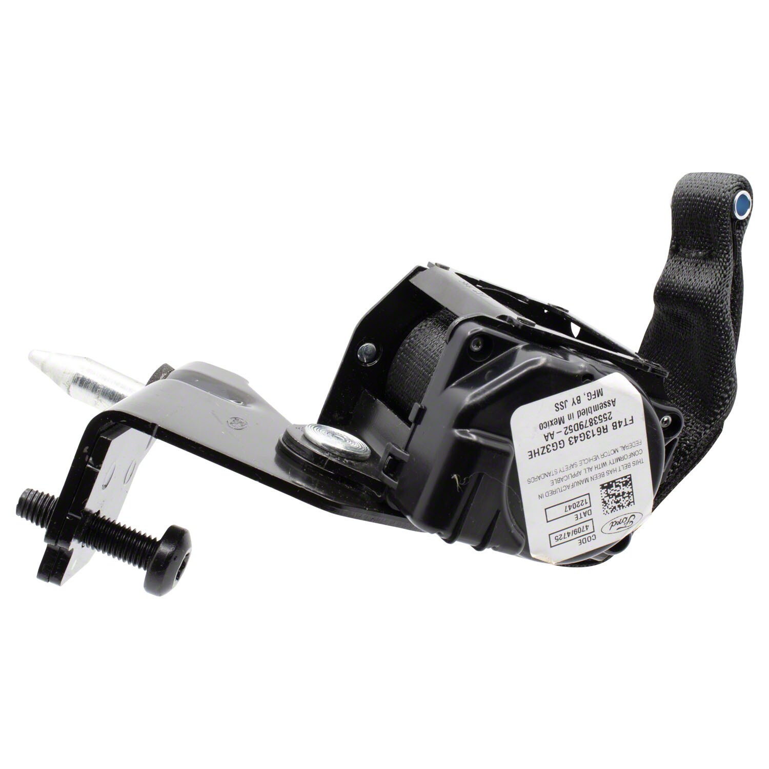 Seat Belt Lap and Shoulder Bracket Pretensioner - Left, Rear