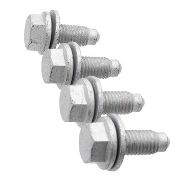 Hex Head Bolt And Washer Fender Support - M10, Front