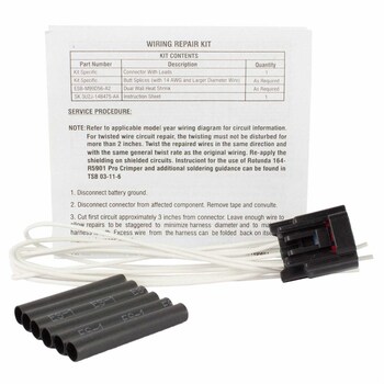 Exhaust Gas Recirculation (EGR) Sensor Connector Wire - Back