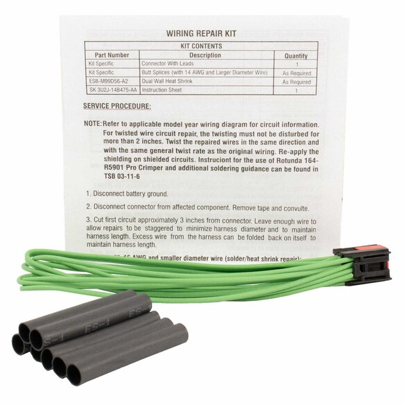 Power Quarter Window Switch Connector Wire Main Image