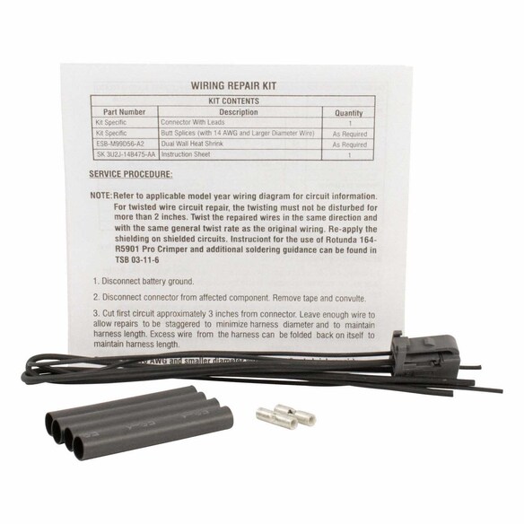 Power Seat Track Motor Connector Wire Main Image