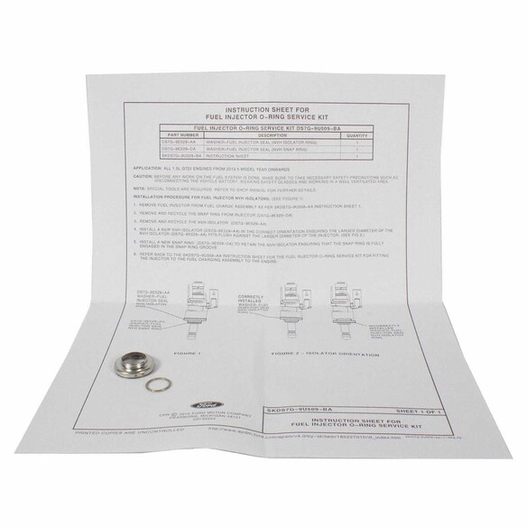 Fuel Injector O-Ring Kit "O" Ring - Lower Main Image
