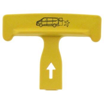 Interior Door Handle Tailgate - Bus (M2), Back