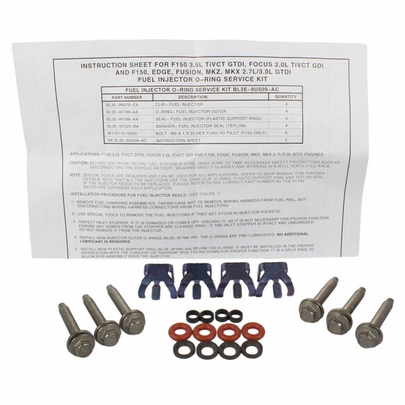 Fuel Injector O-Ring Kit "O" Ring Main Image