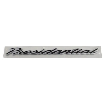 Emblem <br>"PRESIDENTIAL" Hatch Decal License shield Nameplate OrNament Tail gate Molding