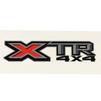 Nameplate Decal "XTR 4x4" ("XTR 4x4")