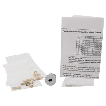 Glove Box Lock Kit Compartment