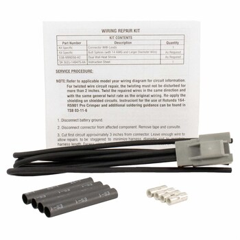 Seat Lumbar Switch Connector Wire