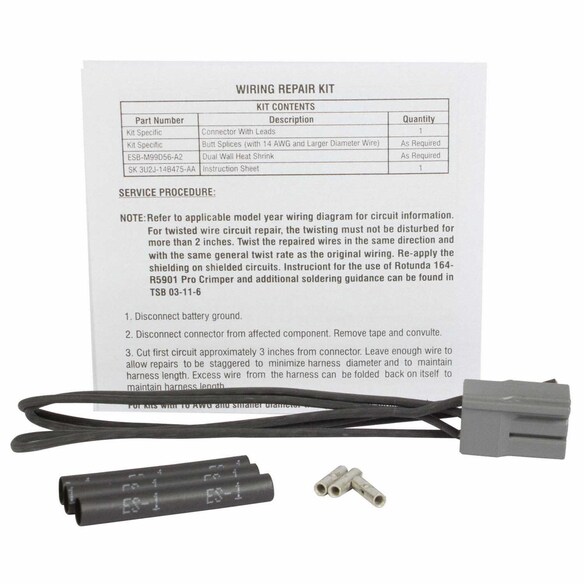 Center High Mount Stop Light Connector Wire - 14 GAUGE, Main Image