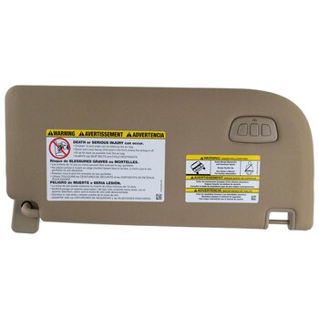 Sun Visor - Left, Front, Rear