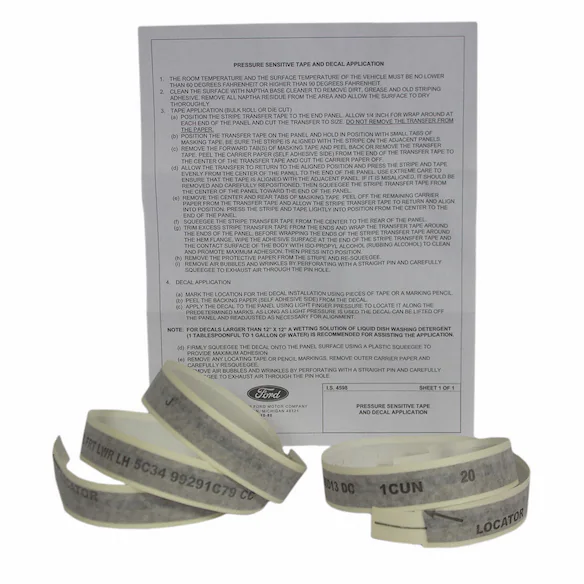 Body Decal Kit Stripe Sticker - Left Main Image