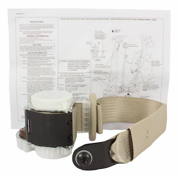 Seat Belt Lap and Shoulder - Rear, Center