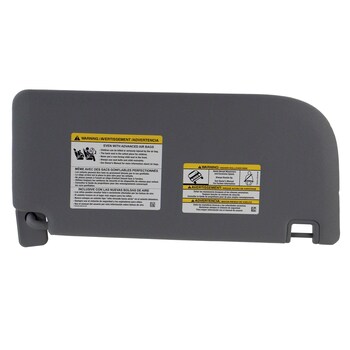 Sun Visor - Left, Front, Rear