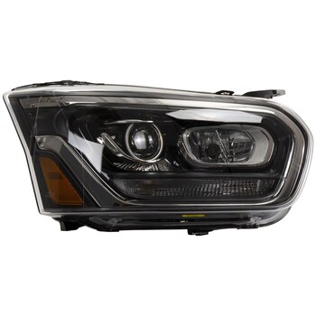 Composite Static Bending Headlight - Right, Front