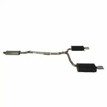 Exhaust Muffler And Pipe - Rear 3.7L