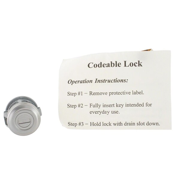 Console Lock Cylinder and Key Main Image