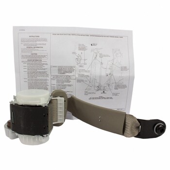 Seat Belt Lap and Shoulder - Rear, Center