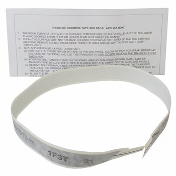 Trim Stripe Tape Decal - Left, Rear