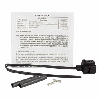 Windshield Washer Pump Connector Wire