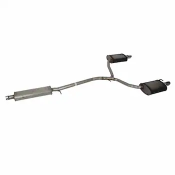 Exhaust Muffler And - Rear, Center