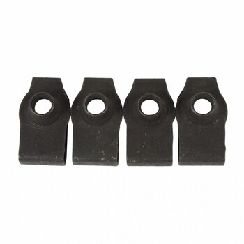 Flanged Nut - M6, Front