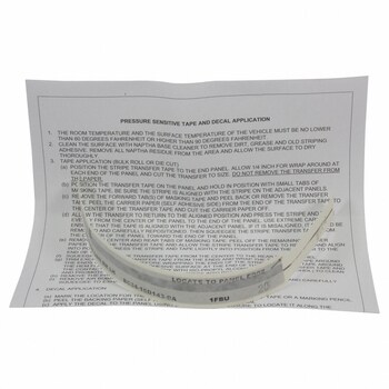 Trim Stripe Tape Decal - Left, Front