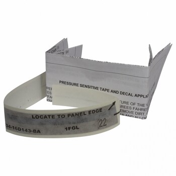 Trim Stripe Tape Decal - Left, Front