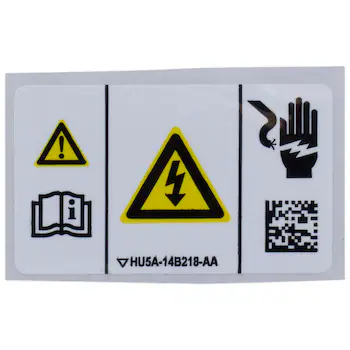 Caution Label Decal Hybrid High Voltage Information