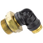 Air Brake Manifold Connector Fitting - 3/8" PTC Elbow Main Image