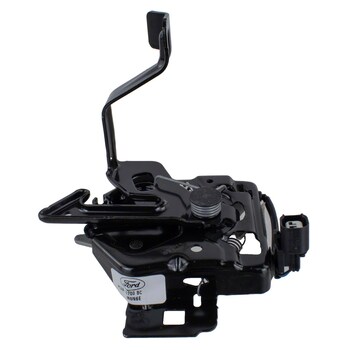 Hood Latch <br>A that secures the to vehicle body when shut with anti theft Lever Lock