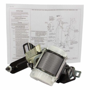 Seat Belt Lap and Shoulder - Rear, Center (Regular Wagon)