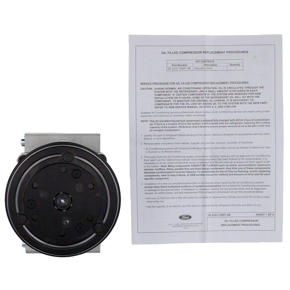 AIR CONDITIONING (A/C) Compressor - 3.0L Main Image
