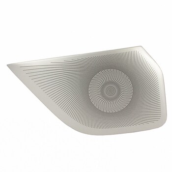 Speaker Cover Grille - Left, Front, Driver 14 Radio Speakers