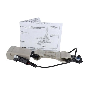 Seat Belt Receptacle Buckle - Rear, Center