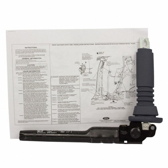 Seat Belt Pretensioner - Left, Front Main Image
