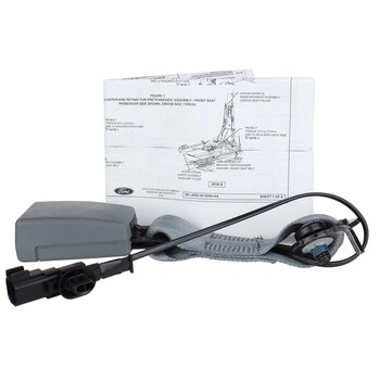 Seat Belt Receptacle Buckle - Rear, Center