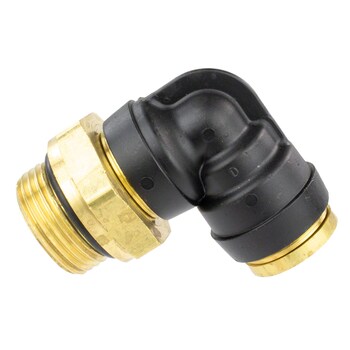 Air Brake Manifold Connector Fitting - 1/2" PTC Elbow 3.2L