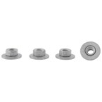 Door Window Belt Weatherstrip Clip Flanged Nut - M6, Front Main Image