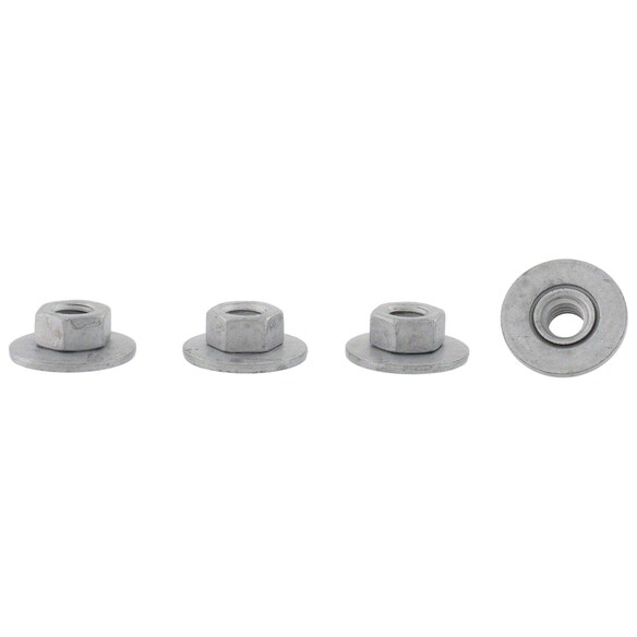 Door Window Belt Weatherstrip Clip Flanged Nut - M6, Front Main Image