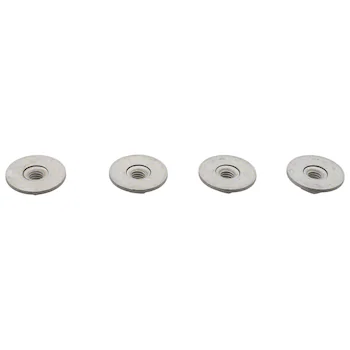 Hex Head Nut And Washer Battery Hold Down - M6, Back