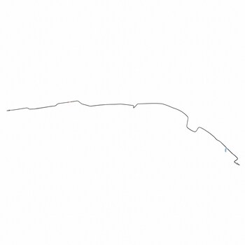 Brake Hydraulic Line Tube - Right, Rear