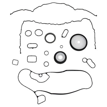 Cover Gasket and Seal Water Pump Includes: Oil Pan Gaskets - Front, Rear, Lower 6.7L