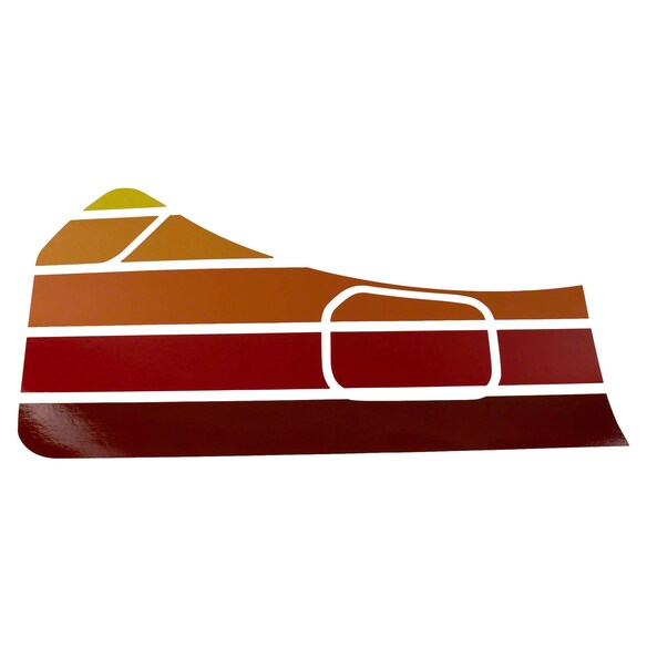 Quarter Panel Decal A picture Design - Left (FREE WHEELING) Main Image